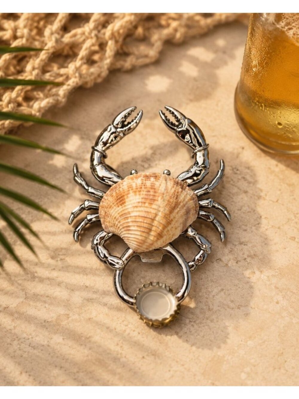 New Tommy Bahama Sea Shell Crab Bottle Opener Beach Nautical Barware